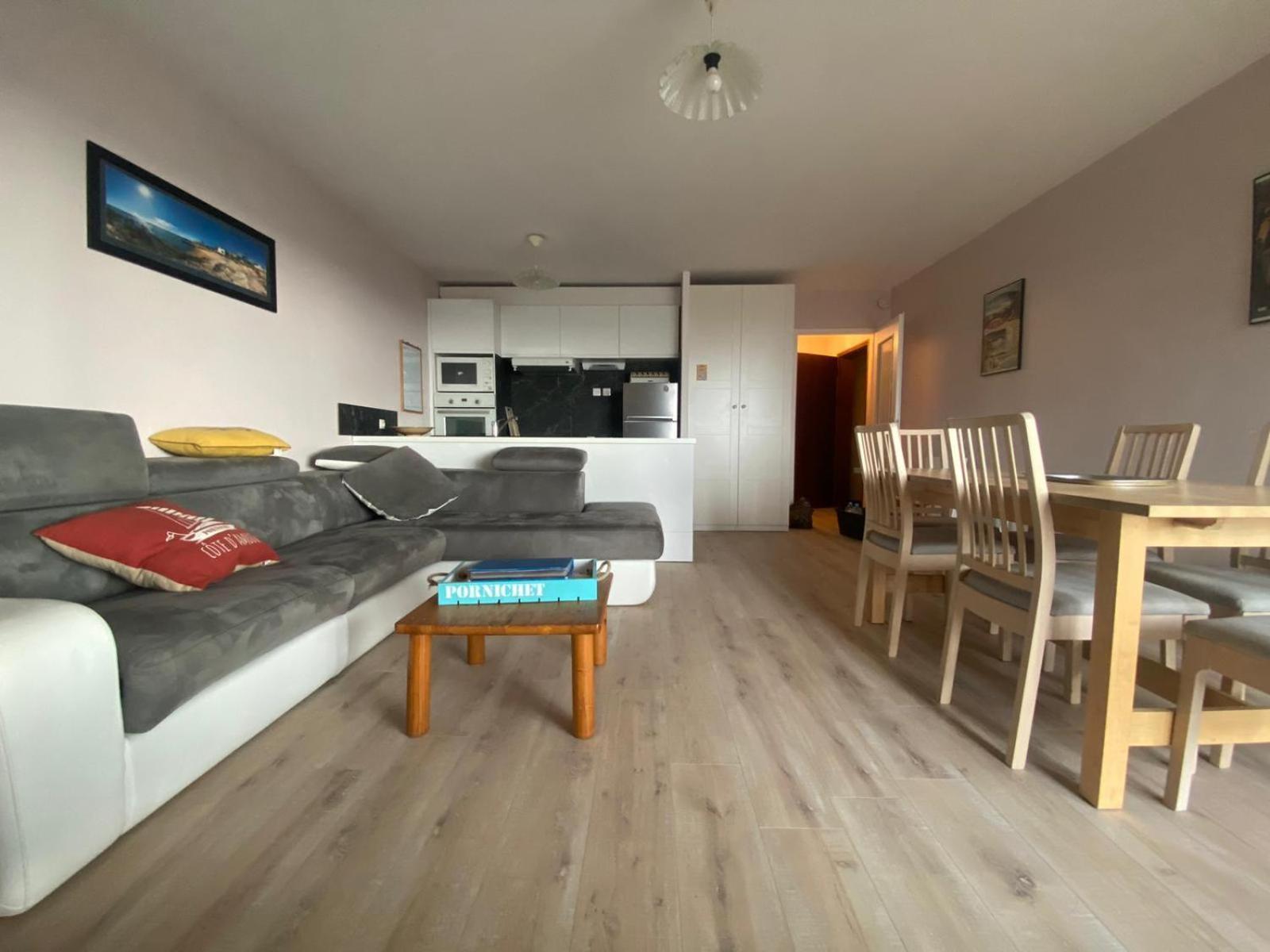 Appartement T3 - 4 Personnes - Face Ocean - Thalasso 포르니세 외부 사진