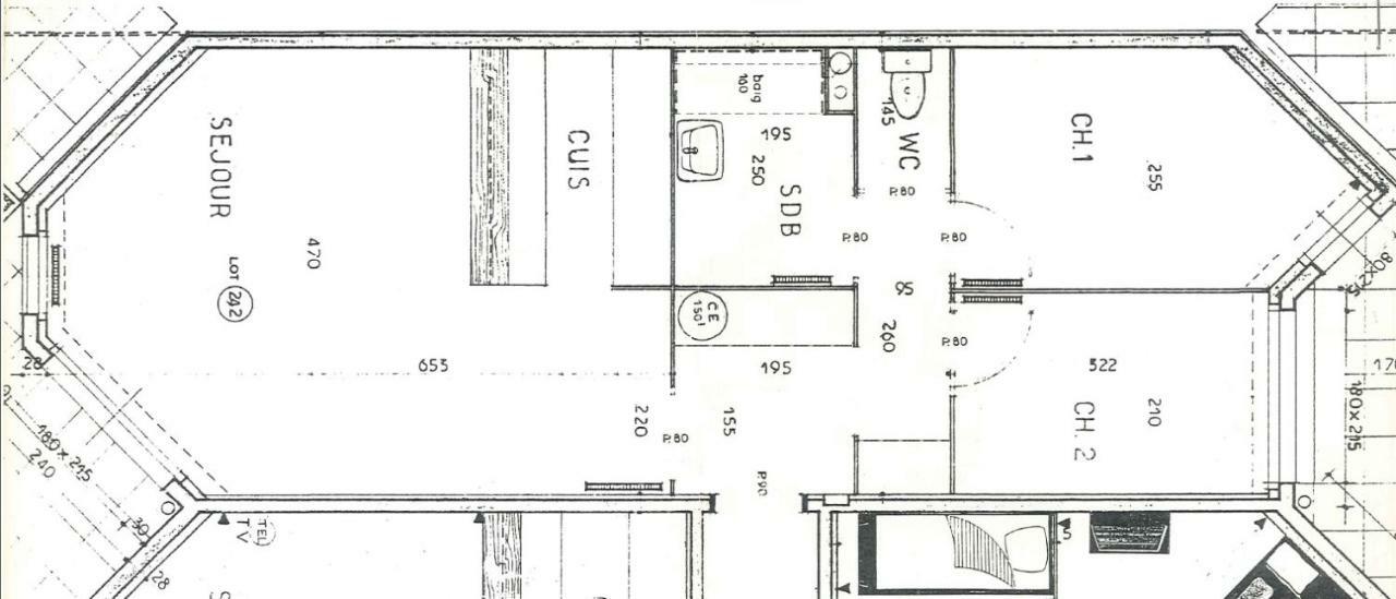 Appartement T3 - 4 Personnes - Face Ocean - Thalasso 포르니세 외부 사진